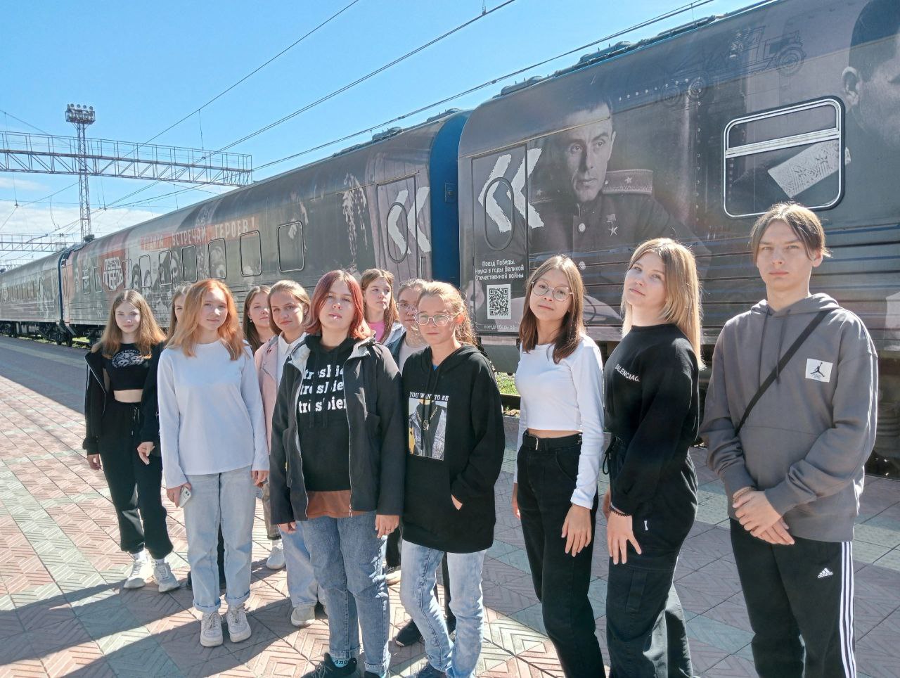 22 августа ученики Юргамышской школы посетили экскурсию &amp;quot;Поезд Победы&amp;quot;.